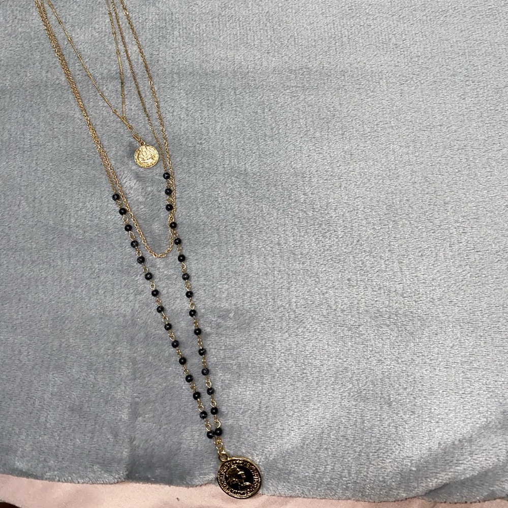 Coin Layered Necklace